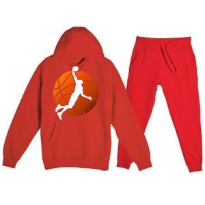 Basketball Player Basketballer Sports Graphic Premium Hooded Sweatsuit Set