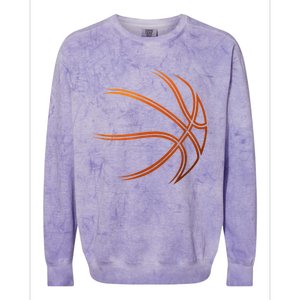 Basketball Player Basketballer Sports Graphic Colorblast Crewneck Sweatshirt