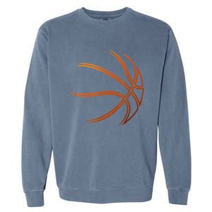 Basketball Player Basketballer Sports Graphic Garment-Dyed Sweatshirt