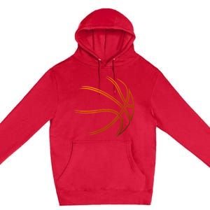 Basketball Player Basketballer Sports Graphic Premium Pullover Hoodie