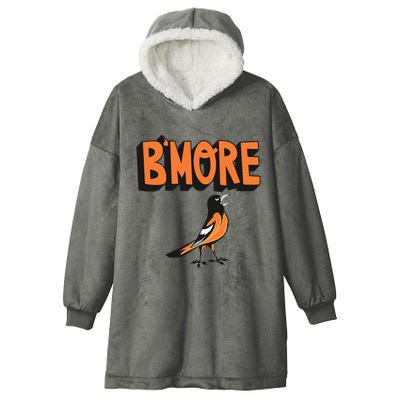 Baltimore Pride Bmore Maryland Md Hooded Wearable Blanket