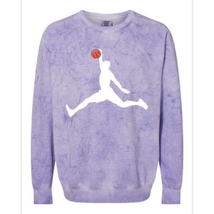 Basketball player Colorblast Crewneck Sweatshirt