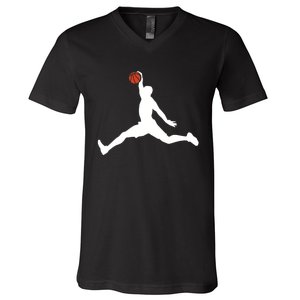 Basketball player V-Neck T-Shirt