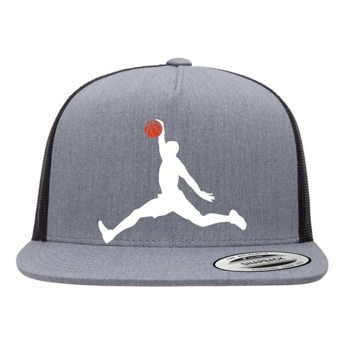 Basketball player Flat Bill Trucker Hat