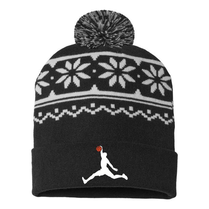 Basketball player USA-Made Snowflake Beanie