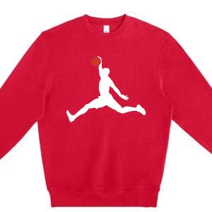 Basketball player Premium Crewneck Sweatshirt