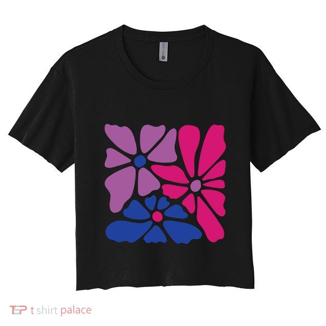 Bi Pride Bisexual Pride Women's Crop Top Tee