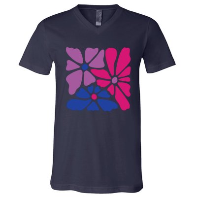 Bi Pride Bisexual Pride V-Neck T-Shirt