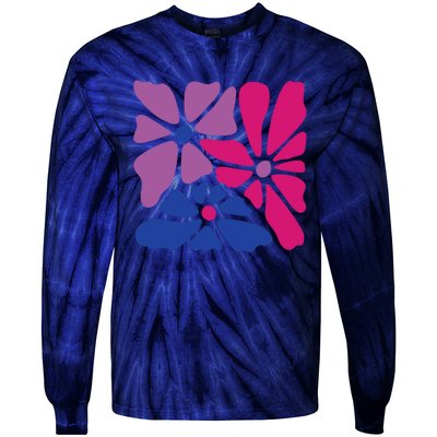 Bi Pride Bisexual Pride Tie-Dye Long Sleeve Shirt