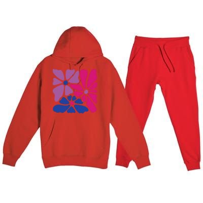 Bi Pride Bisexual Pride Premium Hooded Sweatsuit Set