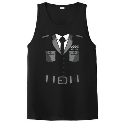 British Policeman Bobby Copper Police Halloween Costume PosiCharge Competitor Tank