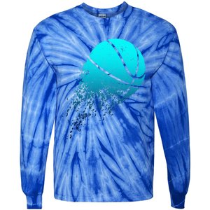 Basketball Player Bball Coach Fan Baller Sports Tie-Dye Long Sleeve Shirt