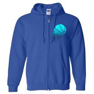 Basketball Player Bball Coach Fan Baller Sports Full Zip Hoodie