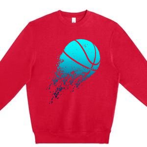 Basketball Player Bball Coach Fan Baller Sports Premium Crewneck Sweatshirt