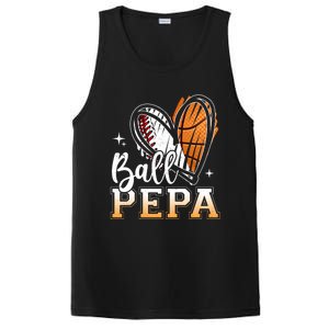 Ball Pepa Baseball Basketball Pepa Grandpa Fathers Day Gift PosiCharge Competitor Tank