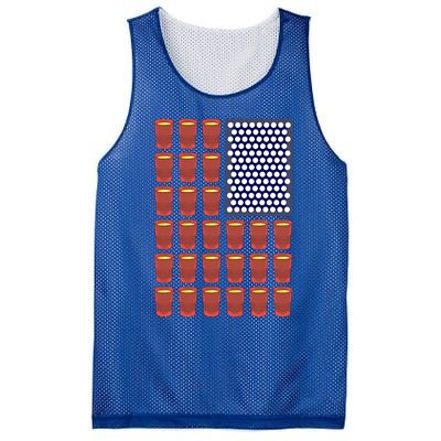 Beer Pong Balls Drunk America Flag 4th July Ing Gift Mesh Reversible Basketball Jersey Tank