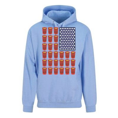 Beer Pong Balls Drunk America Flag 4th July Ing Gift Unisex Surf Hoodie