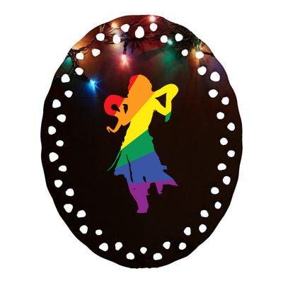 Britneyspears Pride Ceramic Oval Ornament