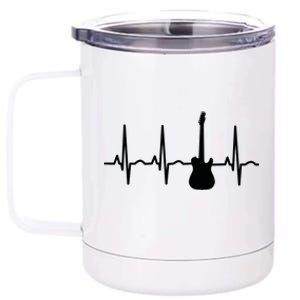 Bass Player Bass Guitar Player Heartbeat 12 oz Stainless Steel Tumbler Cup