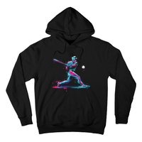 Baseball Player Baseball Drip For Ice Cream Hoodie