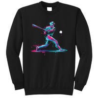 Baseball Player Baseball Drip For Ice Cream Sweatshirt