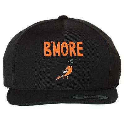 Baltimore Pride Bmore Maryland Md Wool Snapback Cap