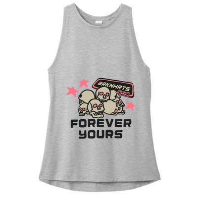 Broken Planet Brknhrts Forever Yours Ladies PosiCharge Tri-Blend Wicking Tank