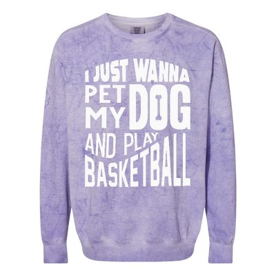 Basketball Player  Basketball Lover Colorblast Crewneck Sweatshirt