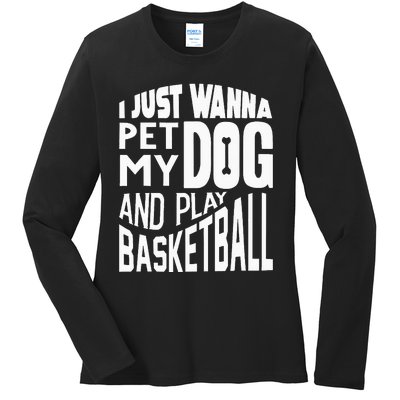 Basketball Player  Basketball Lover Ladies Long Sleeve Shirt