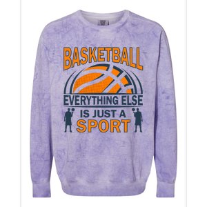 Basketball Players Basketball Team Graphic Sports Basketball Colorblast Crewneck Sweatshirt