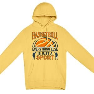 Basketball Players Basketball Team Graphic Sports Basketball Premium Pullover Hoodie