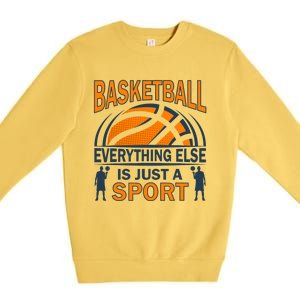 Basketball Players Basketball Team Graphic Sports Basketball Premium Crewneck Sweatshirt