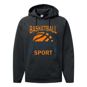 Basketball Players Basketball Team Graphic Sports Basketball Performance Fleece Hoodie