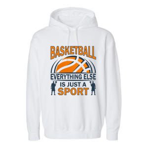 Basketball Players Basketball Team Graphic Sports Basketball Garment-Dyed Fleece Hoodie