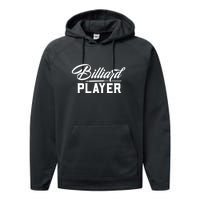 Billiards Player Billiards Dad Gift For Father’s Day Performance Fleece Hoodie