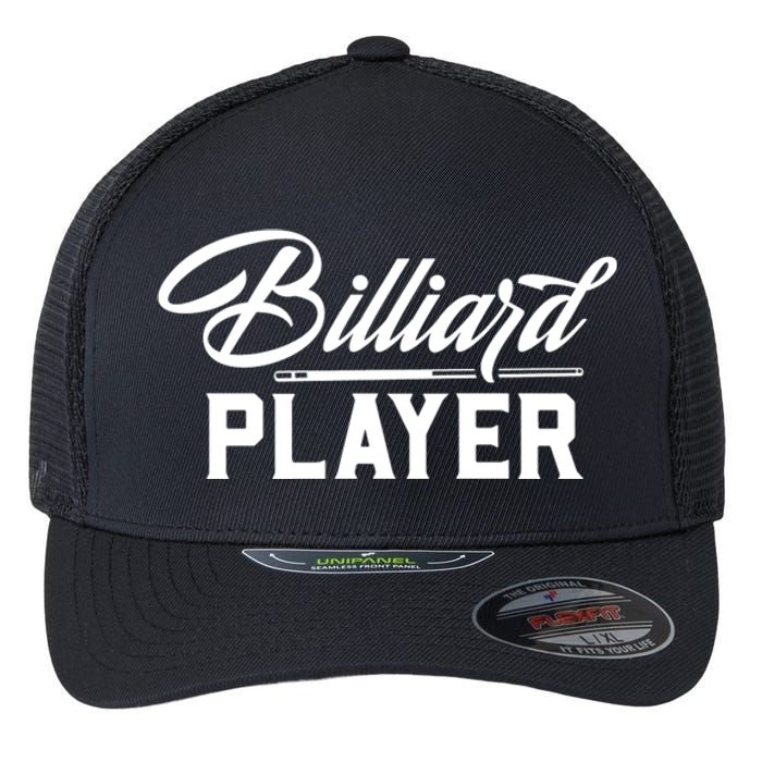 Billiards Player Billiards Dad Gift For Father’s Day Flexfit Unipanel Trucker Cap