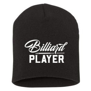 Billiards Player Billiards Dad Gift For Father’s Day Short Acrylic Beanie