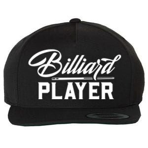 Billiards Player Billiards Dad Gift For Father’s Day Wool Snapback Cap