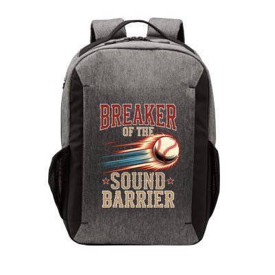 Baseball Pitcher Batter Funny Breaker Of The Sound Barrier Vector Backpack