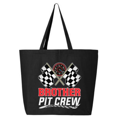 Brother Pit Crew Race Car Birthday Party Racing Family 25L Jumbo Tote