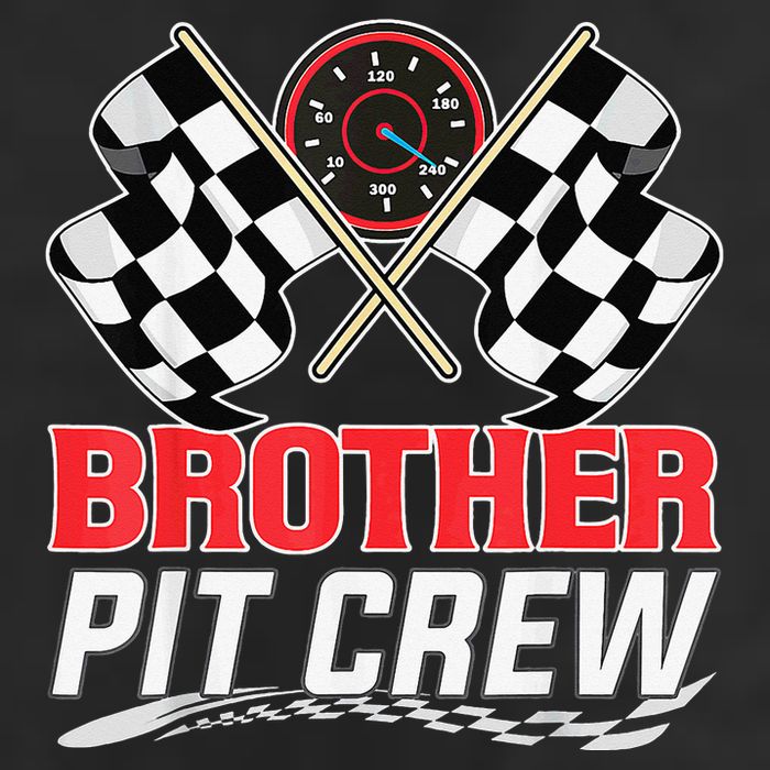Brother Pit Crew Race Car Birthday Party Racing Family 25L Jumbo Tote