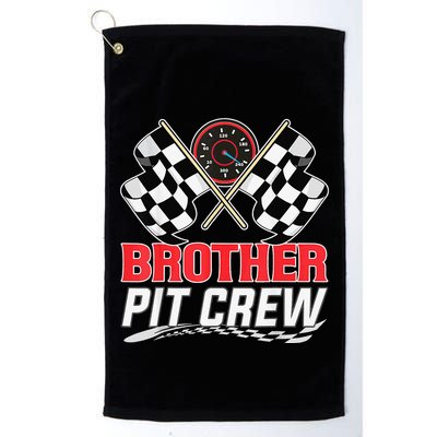 Brother Pit Crew Race Car Birthday Party Racing Family Golf Towel