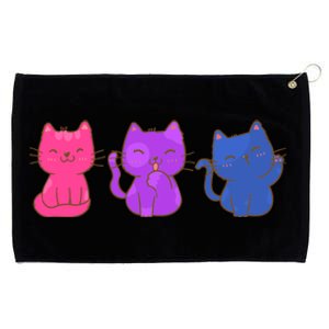 Bisexual Pride Cats Lgbtq Gift Grommeted Golf Towel