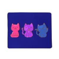 Bisexual Pride Cats Lgbtq Gift Mousepad