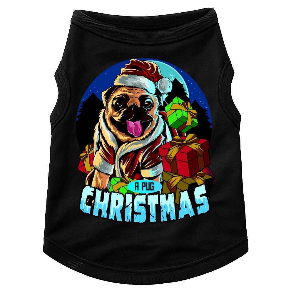 Best Pug Christmas Doggie Tank