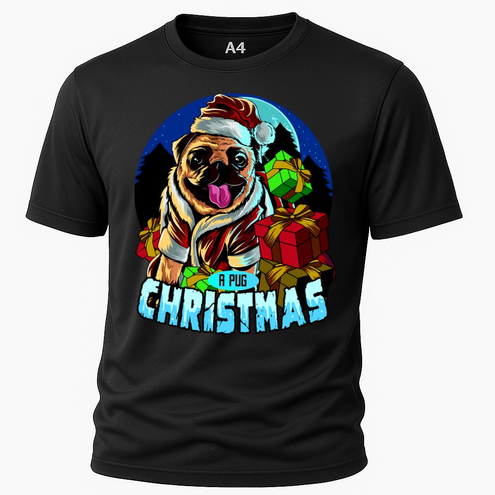Best Pug Christmas Cooling Performance Crew T-Shirt
