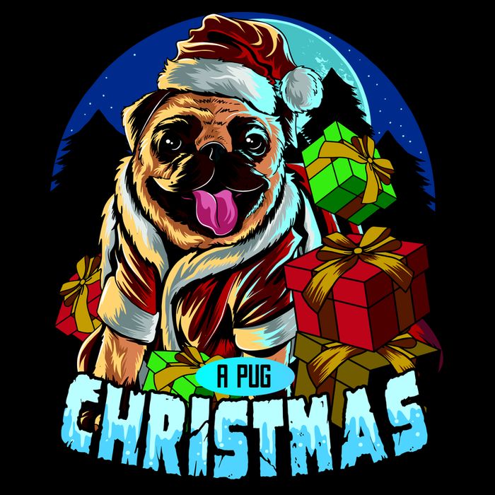 Best Pug Christmas Cooling Performance Crew T-Shirt