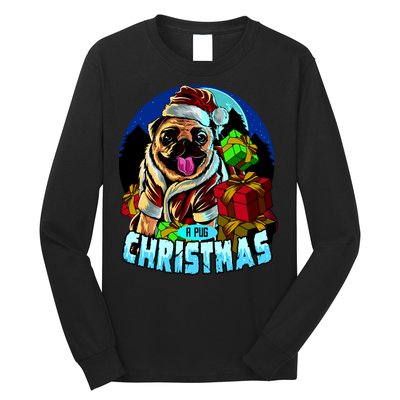 Best Pug Christmas Long Sleeve Shirt