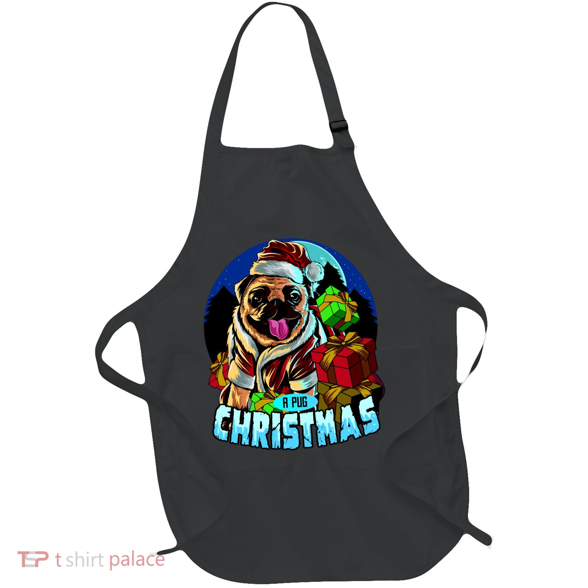 Best Pug Christmas Apron