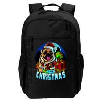 Best Pug Christmas Daily Commute Backpack